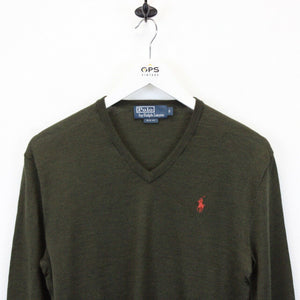 RALPH LAUREN Knit Sweatshirt Green | Small