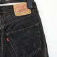 Womens LEVIS 501 Jeans Black Charcoal l W28 L30