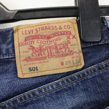 Load image into Gallery viewer, Womens LEVIS 501 Jeans Mid Blue | W26 L30
