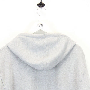 Vintage NIKE TEAM Hoodie Grey | Medium