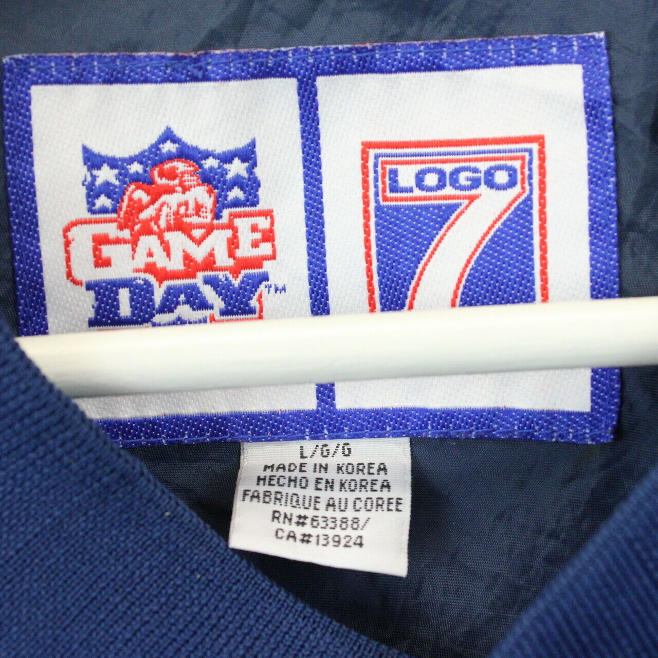 NFL 90s Dallas COWBOYS Jacket Navy Blue | Large