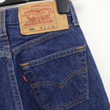 Load image into Gallery viewer, Womens LEVIS 501 Jeans Dark Blue | W24 L30
