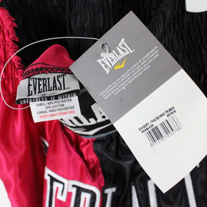 EVERLAST Boxing Shorts Red Black | Medium