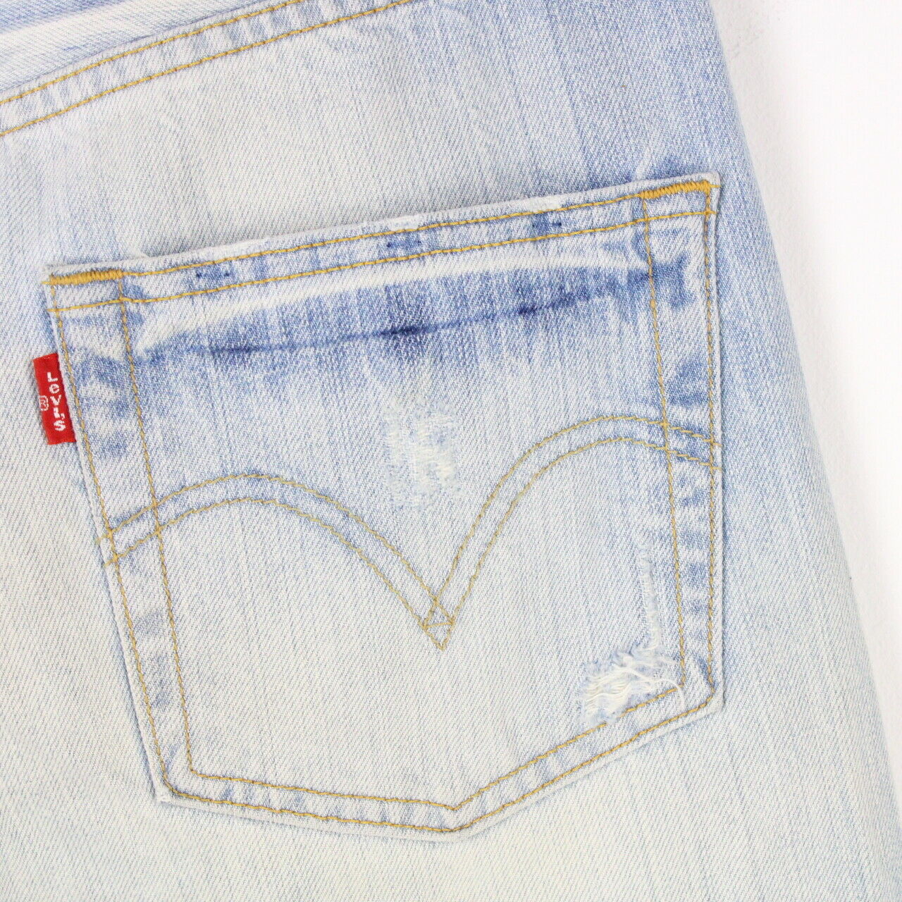 Mens Vintage LEVIS 501 Jeans Light Blue | W30 L30