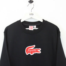 Load image into Gallery viewer, SUPREME LACOSTE Sweatshirt Black | XL
