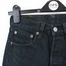 Load image into Gallery viewer, Womens LEVIS 501 Jeans Black | W26 L32
