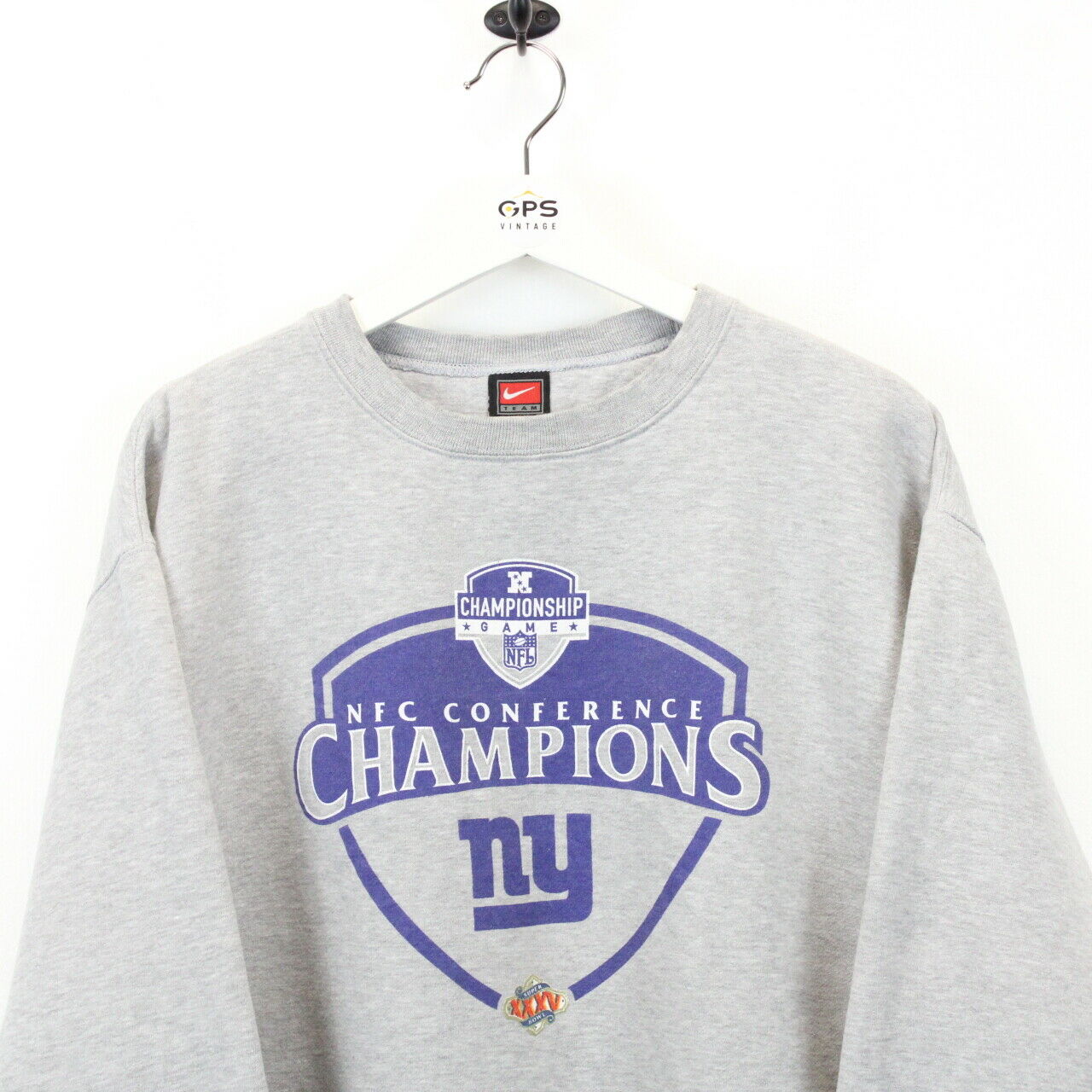 NFL NIKE TEAM 00s New York GIANTS Sweatshirt Grey | XL
