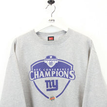 Load image into Gallery viewer, NFL NIKE TEAM 00s New York GIANTS Sweatshirt Grey | XL
