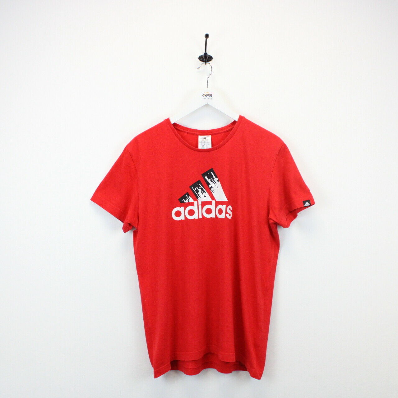 ADIDAS T-Shirt Red | Medium