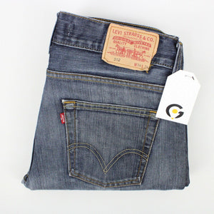 Mens LEVIS 512 Jeans Dark Blue | W34 L32