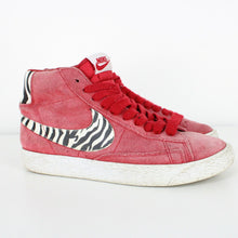 Load image into Gallery viewer, Womens NIKE Blazer Zebra Trainers Red | UK 5
