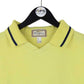 Mens THOMAS BURBERRY 90s Polo Shirt Yellow | Large
