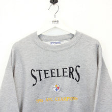 Load image into Gallery viewer, NFL 90s Pittsburgh STEELERS Sweatshirt Grey | Large
