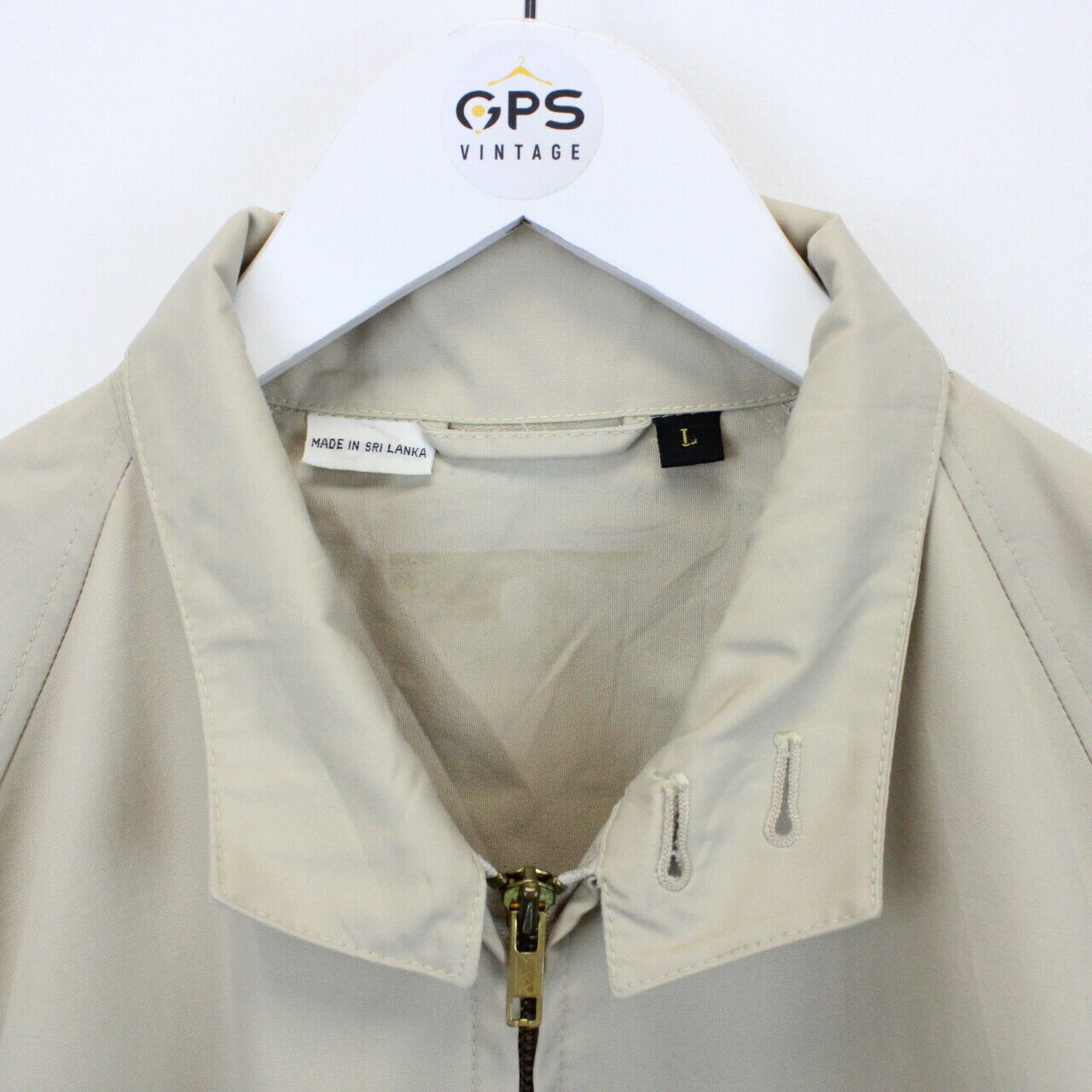 LACOSTE 90s Harrington Jacket Cream | Large