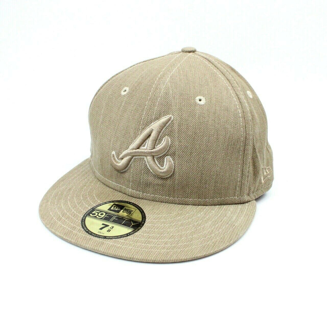 MLB Atlanta BRAVES Hat Beige | 7 3/8