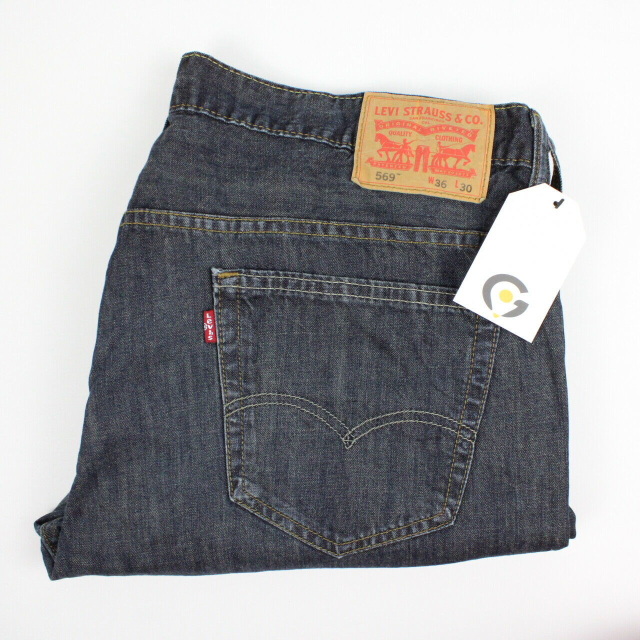 LEVIS 569 Jeans Dark Blue | W38 L30