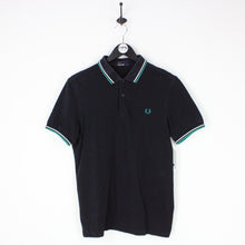 Load image into Gallery viewer, Mens FRED PERRY Polo Shirt Black | Medium
