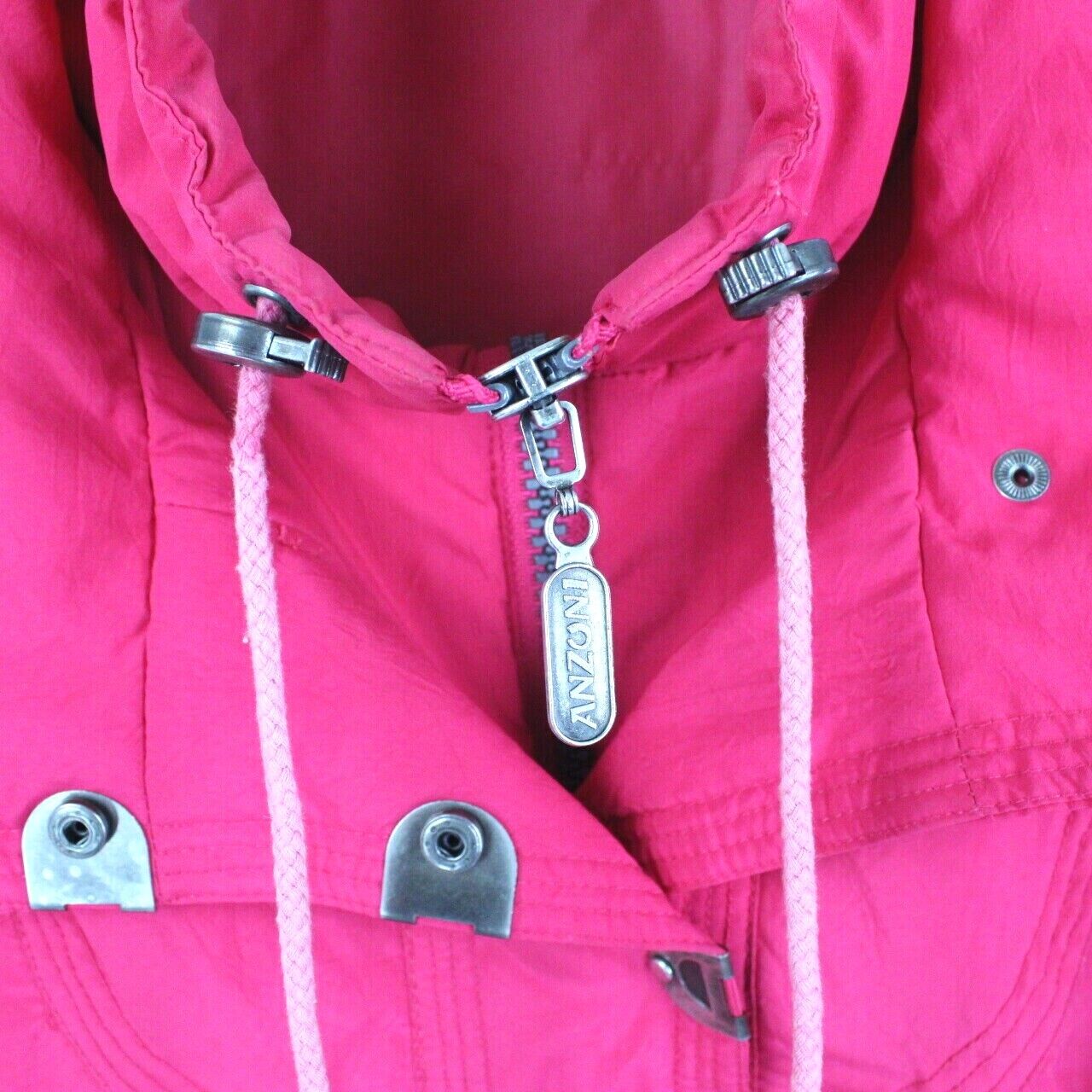 Womens 90s Ski Jacket Pink | XL