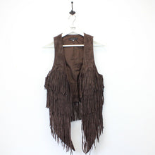 Load image into Gallery viewer, Womens Suede Vest Brown | Small
