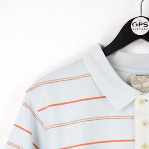 TIMBERLAND Polo Shirt Blue | Large