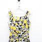 Womens Floral Dress Yellow | XS