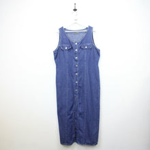 Load image into Gallery viewer, Womens 90s Dress Blue | Medium
