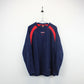 TEAM NIKE 00s Fleece Sweatshirt Navy Blue | XL