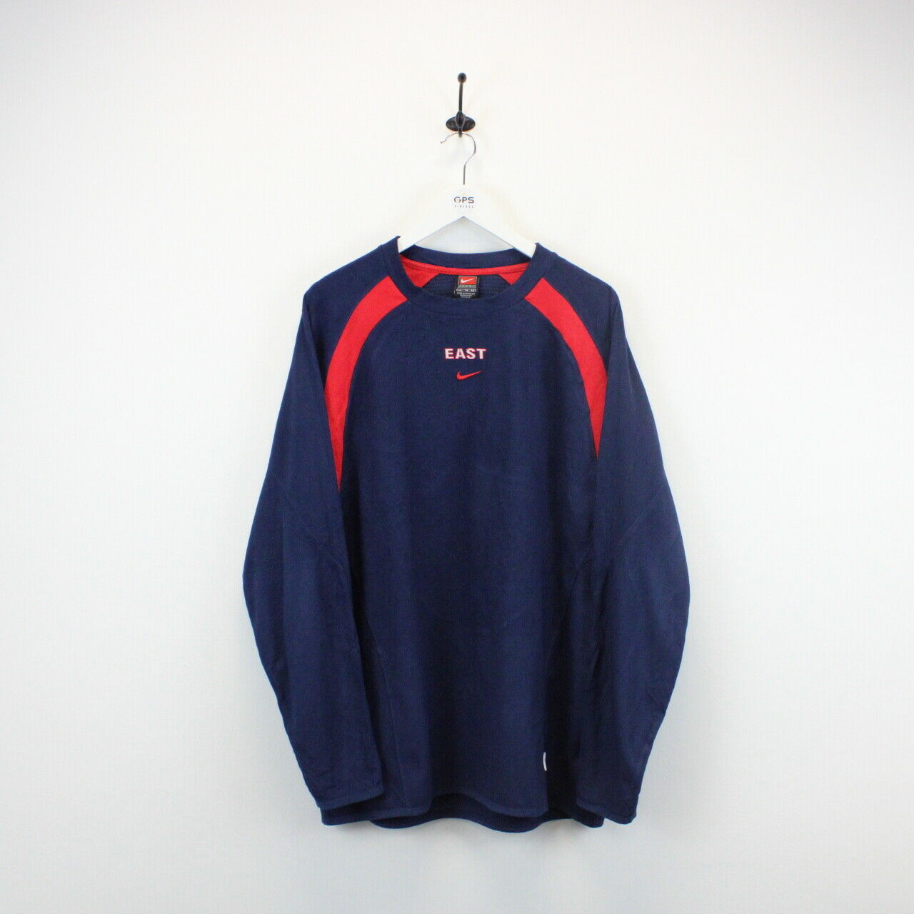 TEAM NIKE 00s Fleece Sweatshirt Navy Blue | XL