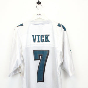 NFL REEBOK 00s Philadelphia EAGLES Jersey White | Medium