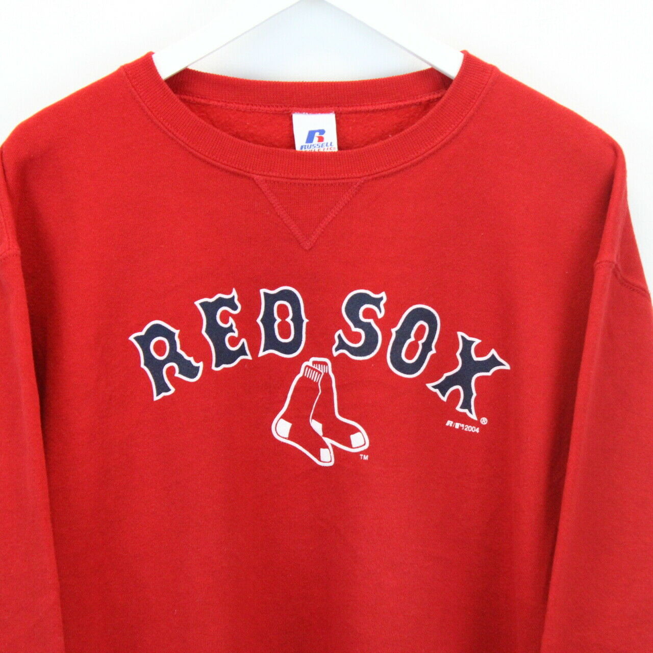 MLB RUSSELL ATHLETIC Boston RED SOX Sweatshirt Red | Medium