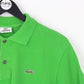 Mens LACOSTE Polo Shirt Green | Large