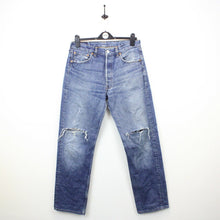 Load image into Gallery viewer, Womens LEVIS 501 Jeans Mid Blue | W33 L32
