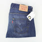 Mens LEVIS 512 Jeans Dark Blue | W34 L36