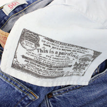 Load image into Gallery viewer, Mens LEVIS 501 Jeans Mid Blue | W34 L34

