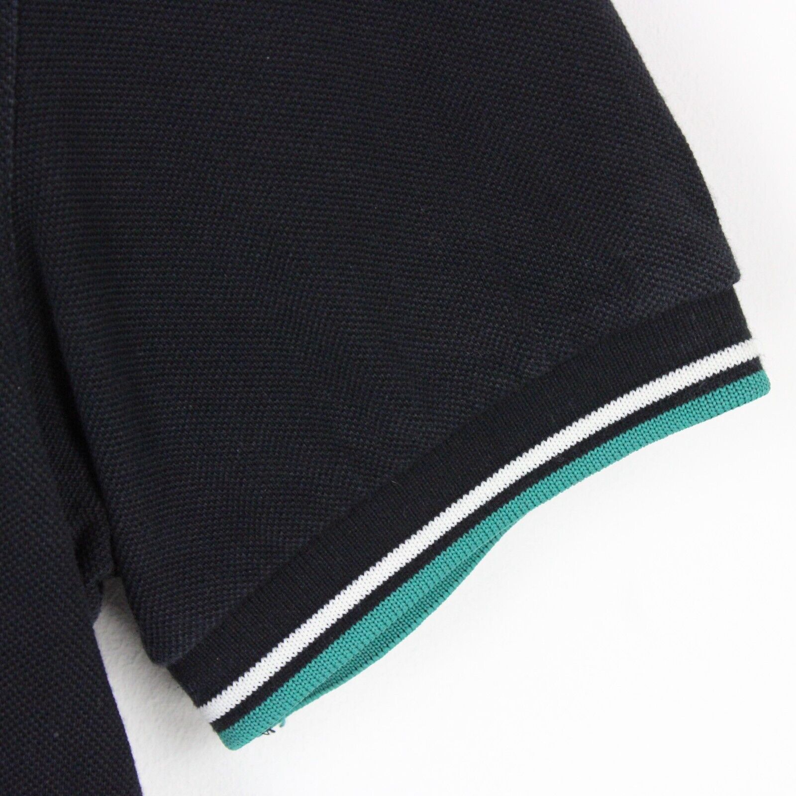 Mens FRED PERRY Polo Shirt Black | Medium
