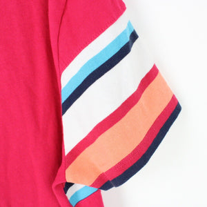 Womens TOMMY HILFIGER T-Shirt Dress Pink | XL