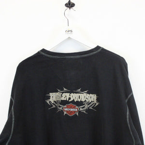 HARLEY DAVIDSON 00s Sweatshirt Black | XXL