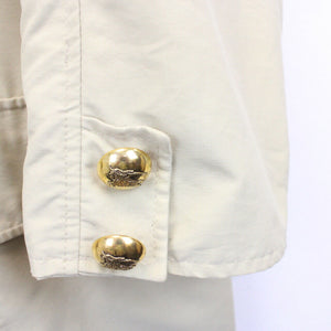 Womens BURBERRYS 90s Mac Trench Coat Beige | Large