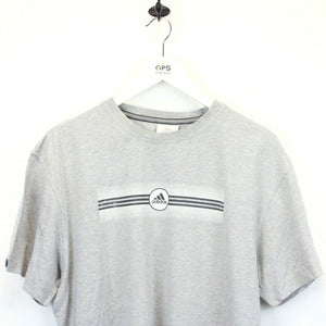 ADIDAS T-Shirt Grey | Large