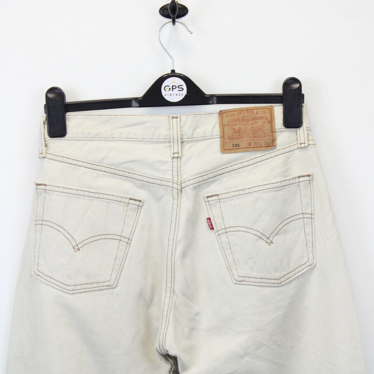 Womens LEVIS 501 Jeans Beige | W30 L28