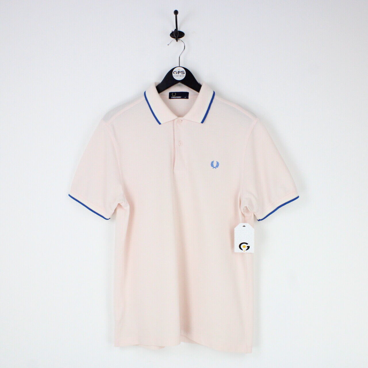Mens FRED PERRY Polo Shirt Pink Medium – GPS Vintage