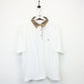 Womens BURBERRY 00s Polo Shirt White | XL