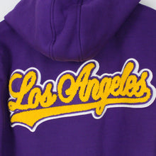 Load image into Gallery viewer, Mens LOS ANGELES Varsity Hoodie Purple | Large

