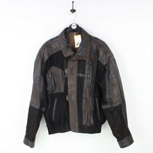 Load image into Gallery viewer, Mens 80s Leather Biker Jacket Brown | Large
