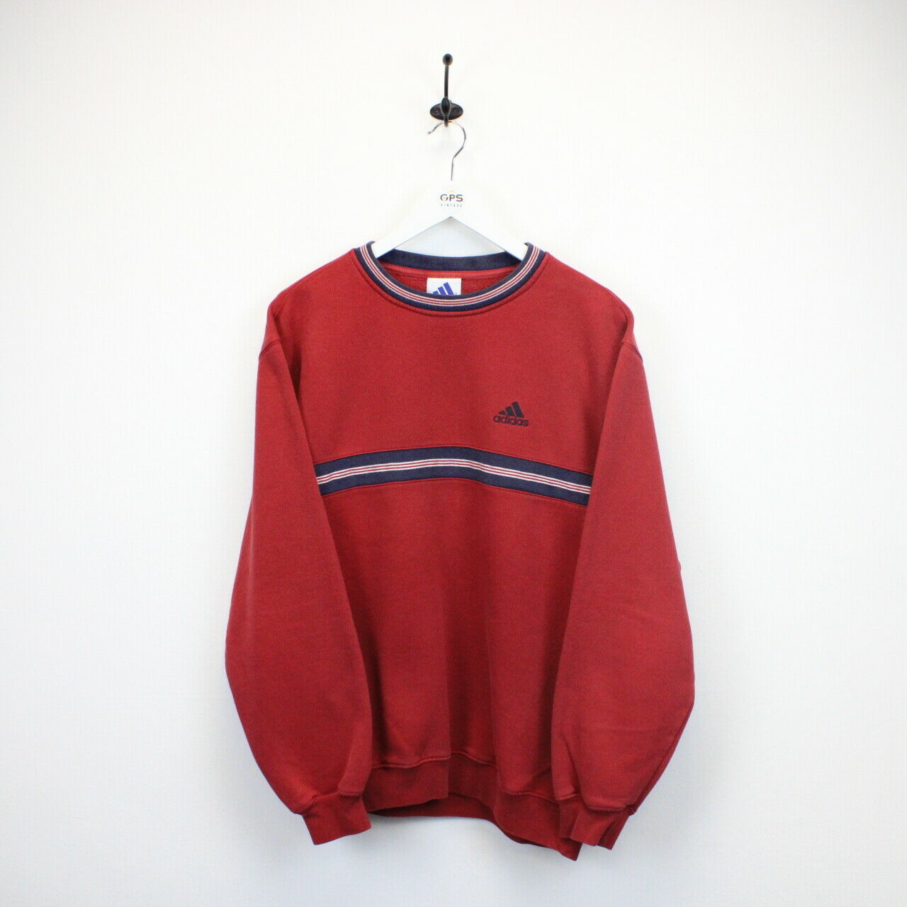 ADIDAS 90s Sweatshirt Red | Medium