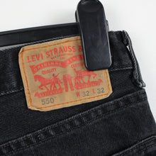 Load image into Gallery viewer, LEVIS 550 Jeans Black | W30 L32
