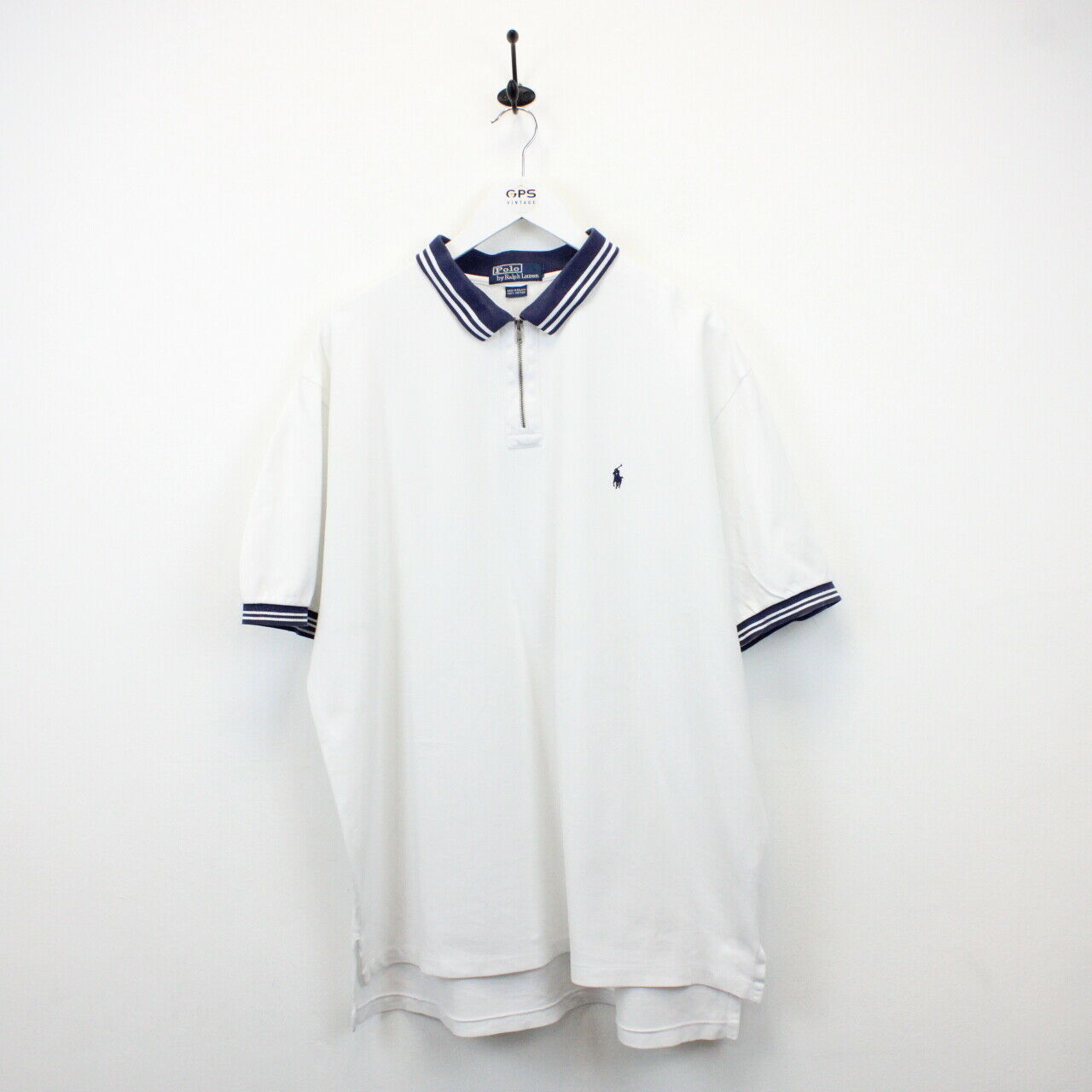 RALPH LAUREN Polo Shirt White | XXL