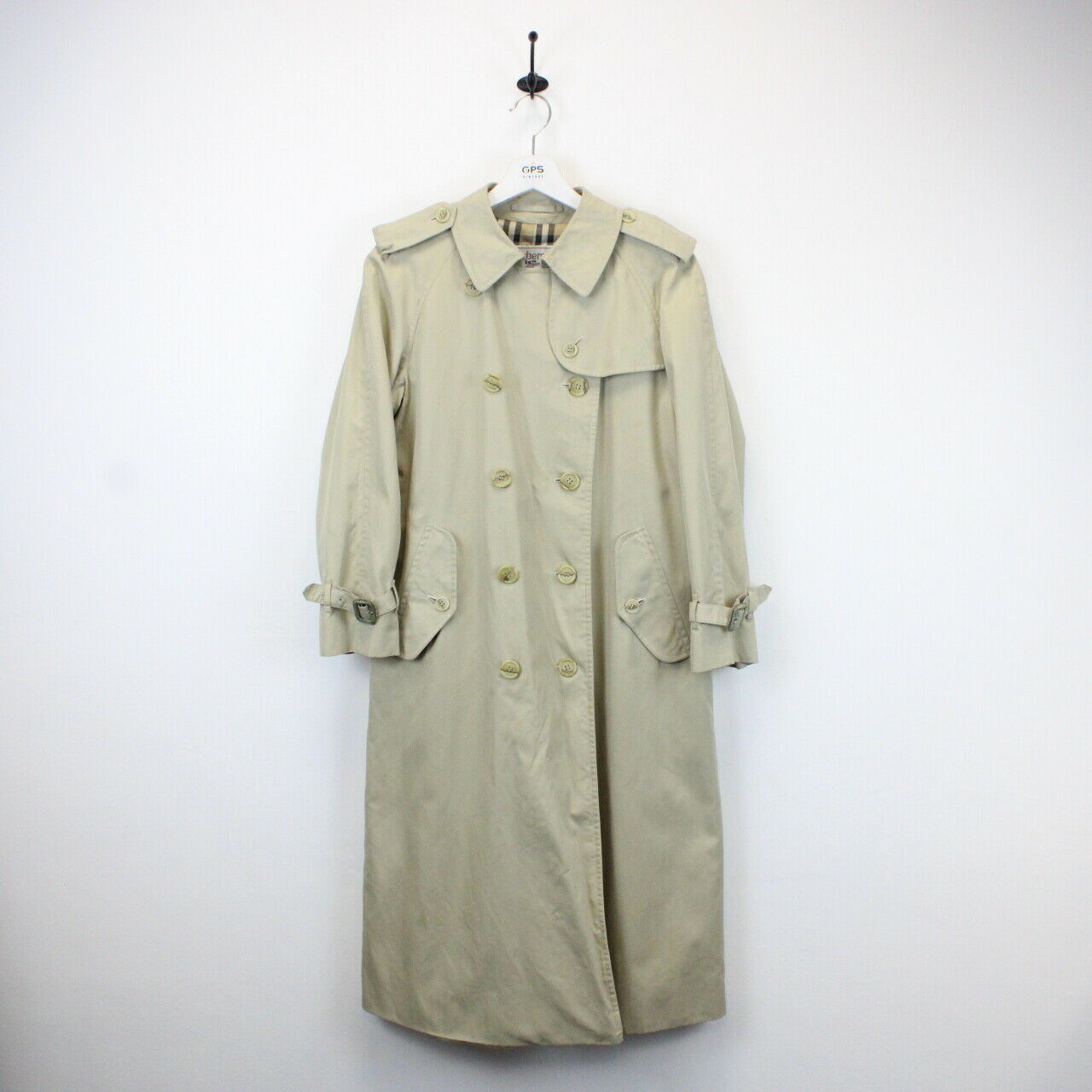 Womens BURBERRYS 90s Trench Coat Beige | Medium
