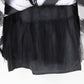 Womens Chevron Midi Skirt Black White | Small