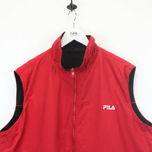 Load image into Gallery viewer, FILA 90s Fleece Gilet Red Black | XXL
